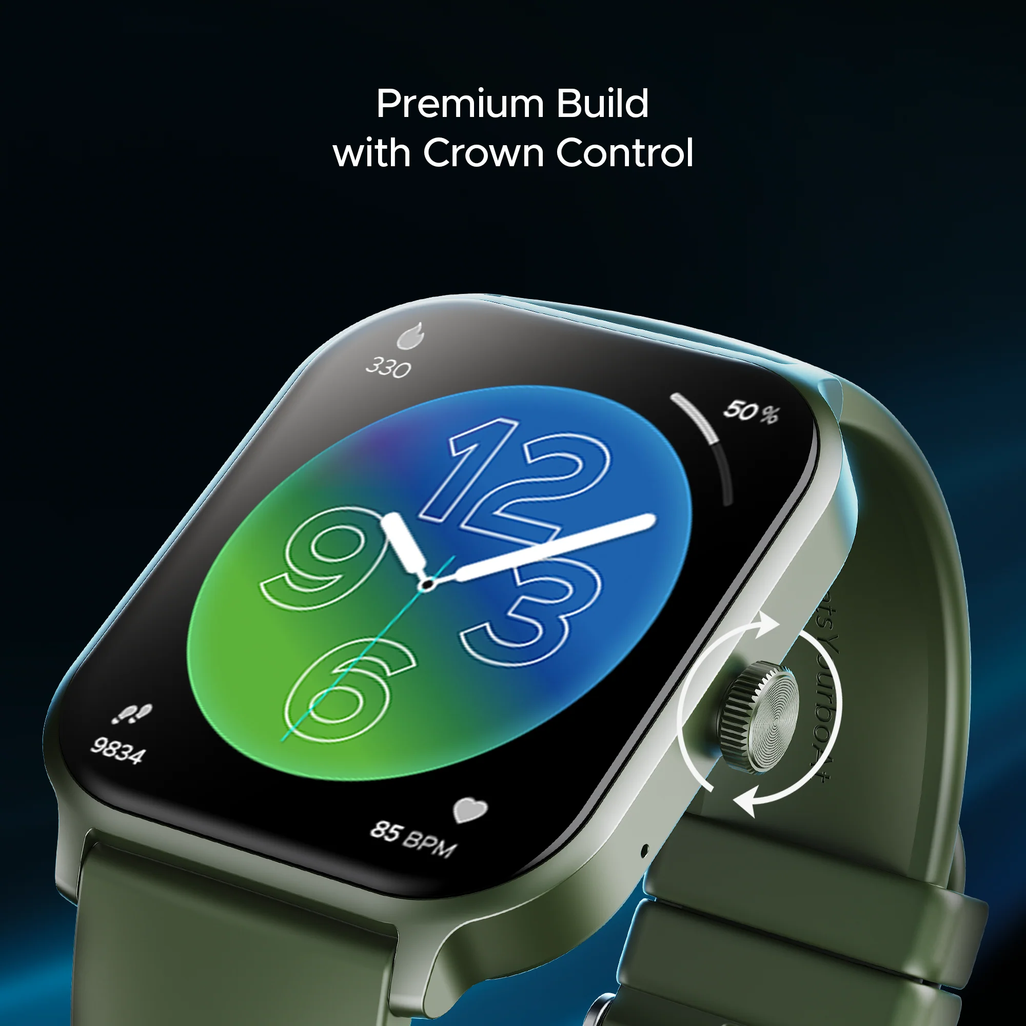 boAt Storm Call 3 Plus | Smartwatch with 1.96" HD Display, BT Calling, 700+ Activity Modes, SOS feature, Functional Crown - Image 40