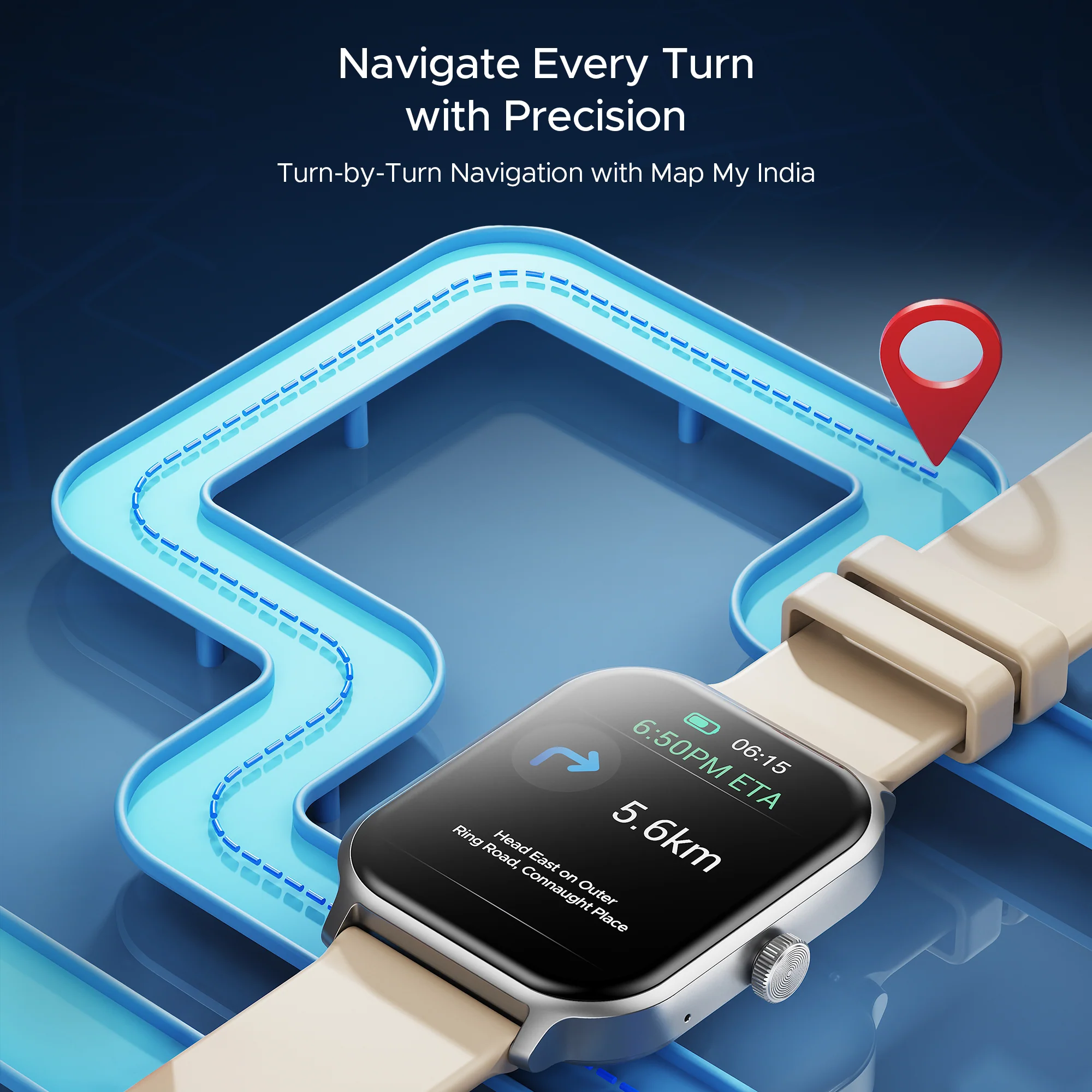boAt Storm Call 3 Plus | Smartwatch with 1.96" HD Display, BT Calling, 700+ Activity Modes, SOS feature, Functional Crown - Image 69
