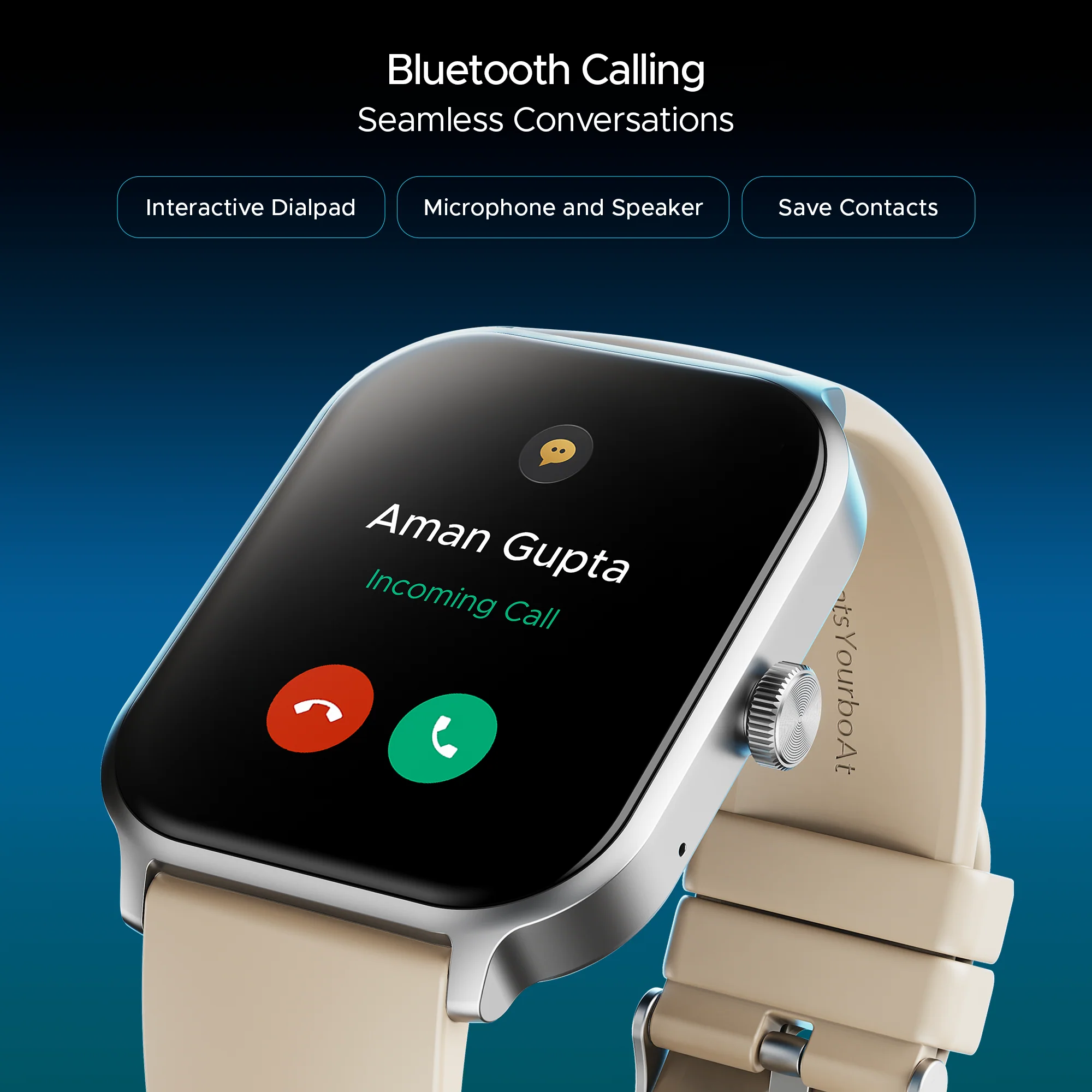 boAt Storm Call 3 Plus | Smartwatch with 1.96" HD Display, BT Calling, 700+ Activity Modes, SOS feature, Functional Crown - Image 75