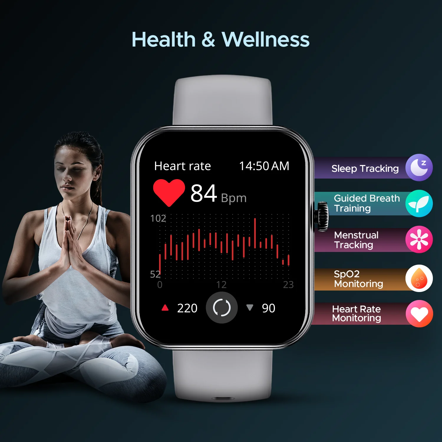 boAt Storm Plus | Smartwatch with 1.78" (4.52cm) AMOLED Display, BT Calling, 100+ Sports Modes, SpO2 monitoring - Image 22
