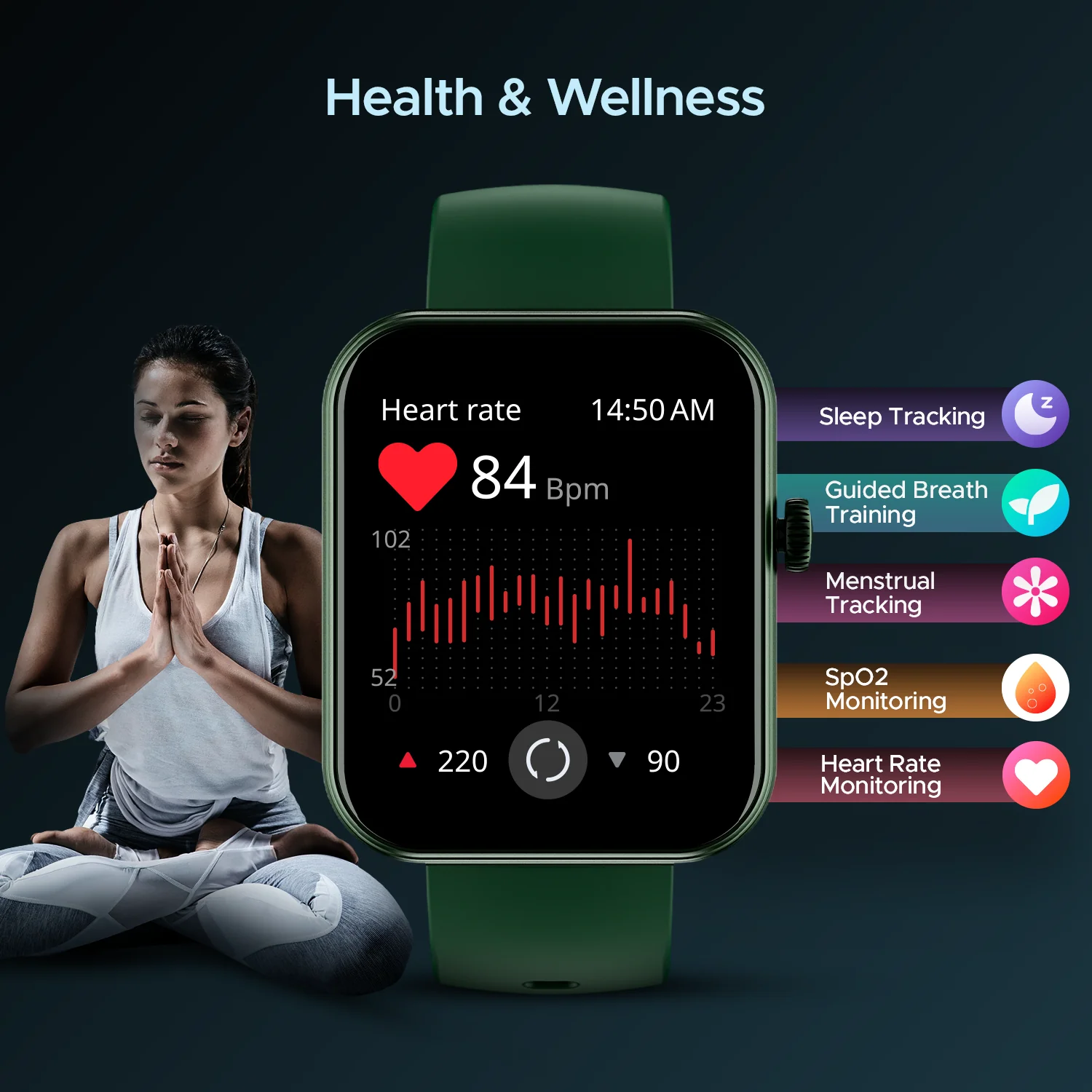 boAt Storm Plus | Smartwatch with 1.78" (4.52cm) AMOLED Display, BT Calling, 100+ Sports Modes, SpO2 monitoring - Image 26