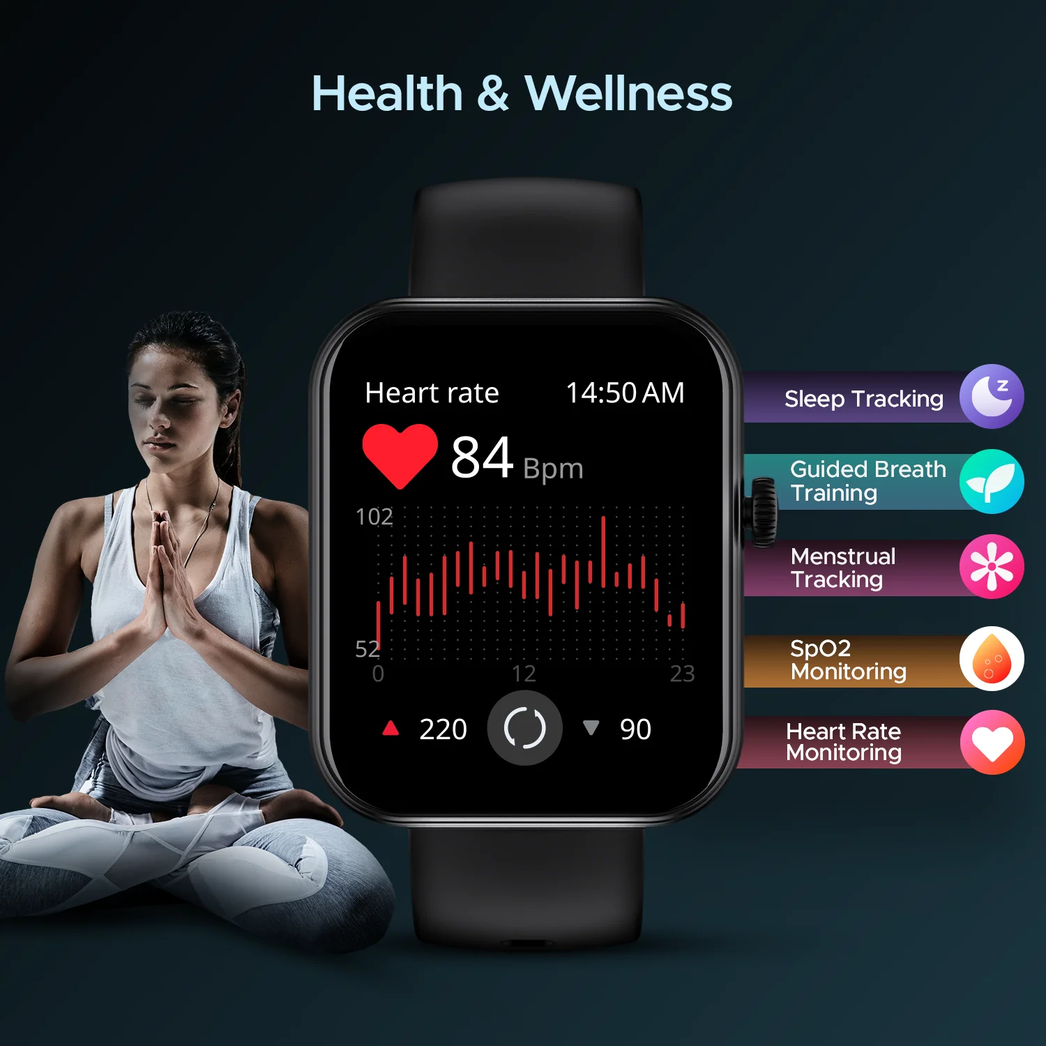 boAt Storm Plus | Smartwatch with 1.78" (4.52cm) AMOLED Display, BT Calling, 100+ Sports Modes, SpO2 monitoring - Image 28