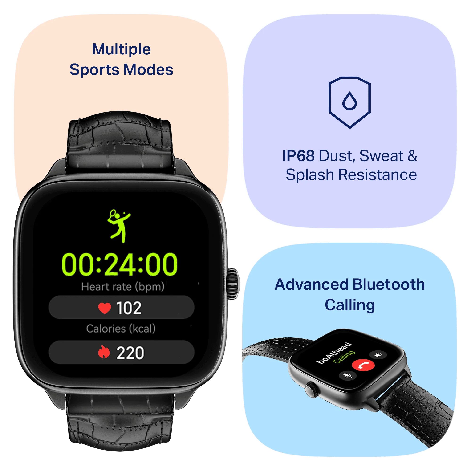 boAt Storm Verge | Smartwatch with 1.72" Ultra HD Display, Premium Metal Build & Advanced Bluetooth Calling - Image 12