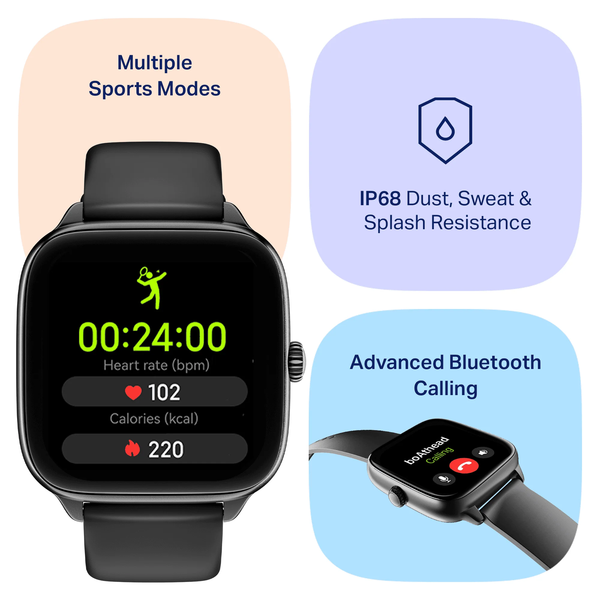 boAt Storm Verge | Smartwatch with 1.72" Ultra HD Display, Premium Metal Build & Advanced Bluetooth Calling - Image 6