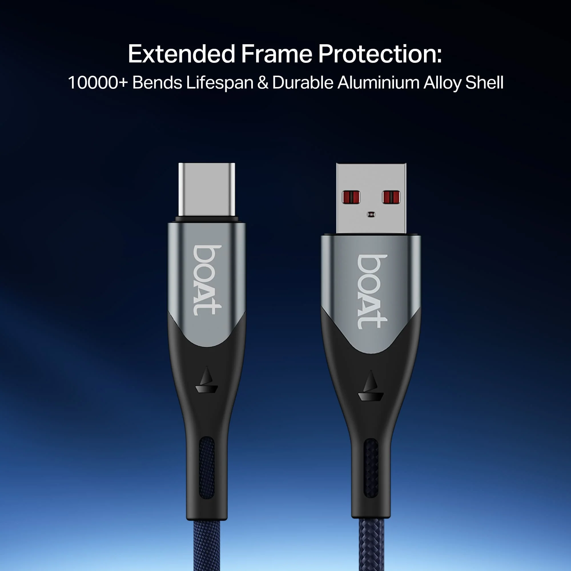 boAt Type A to C 65W Cable | Fast Charging Cable with 65W Output, 480 Mbps Data Sync & Nylon Braided Skin - Image 13