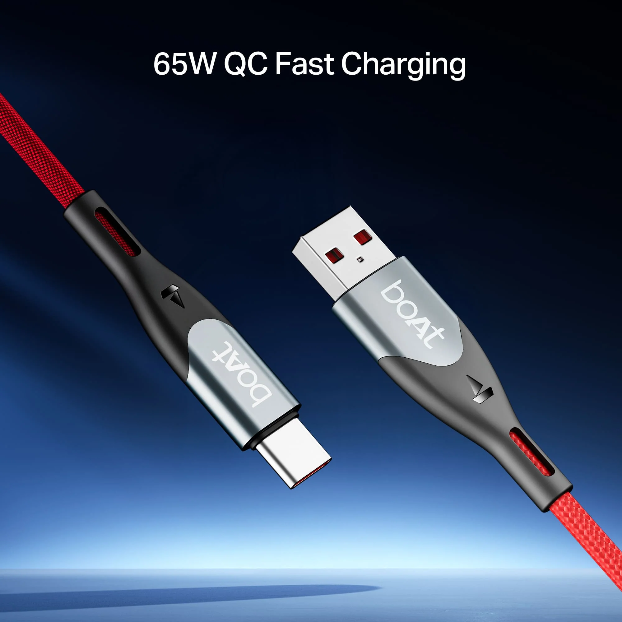 boAt Type A to C 65W Cable | Fast Charging Cable with 65W Output, 480 Mbps Data Sync & Nylon Braided Skin - Image 18