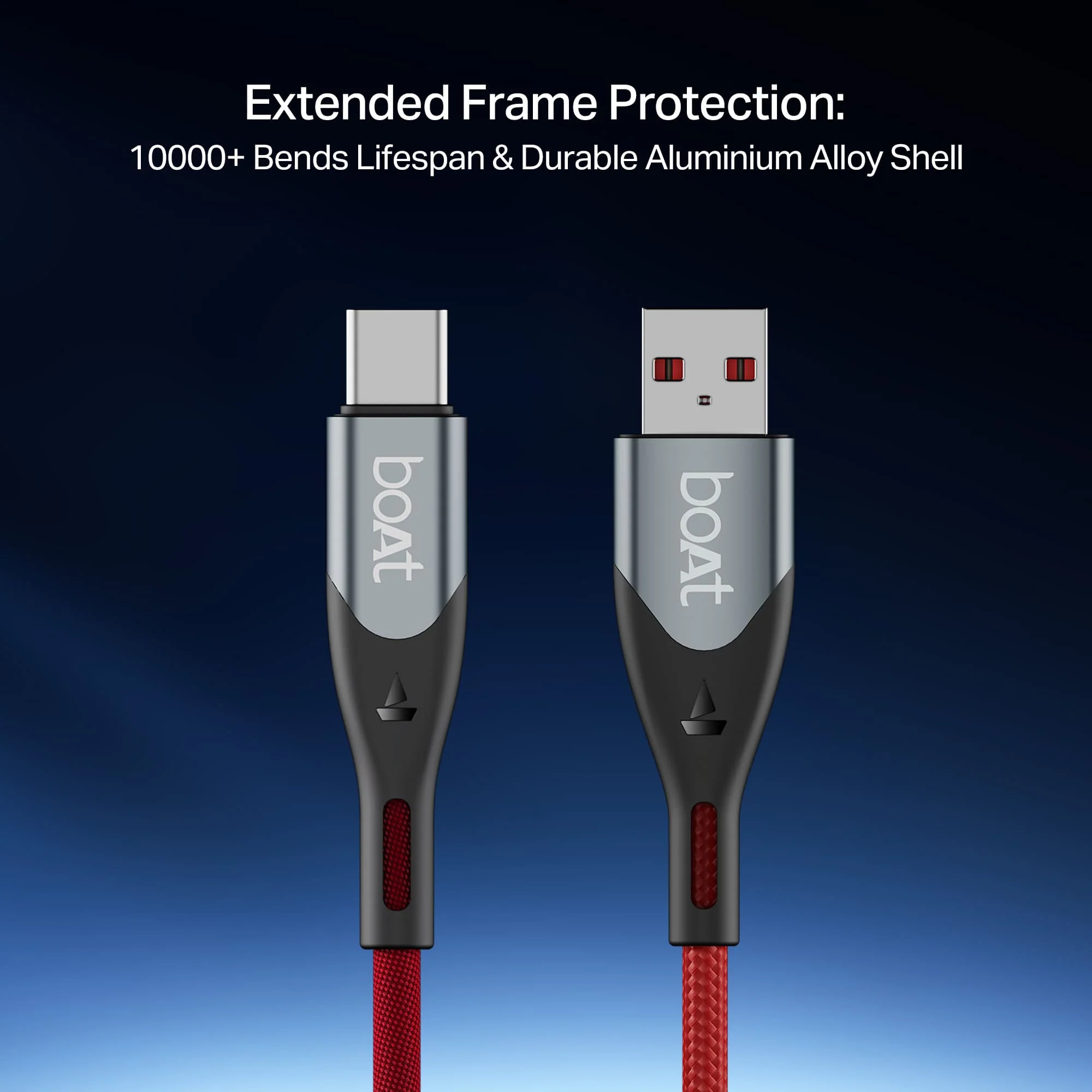 boAt Type A to C 65W Cable | Fast Charging Cable with 65W Output, 480 Mbps Data Sync & Nylon Braided Skin - Image 19