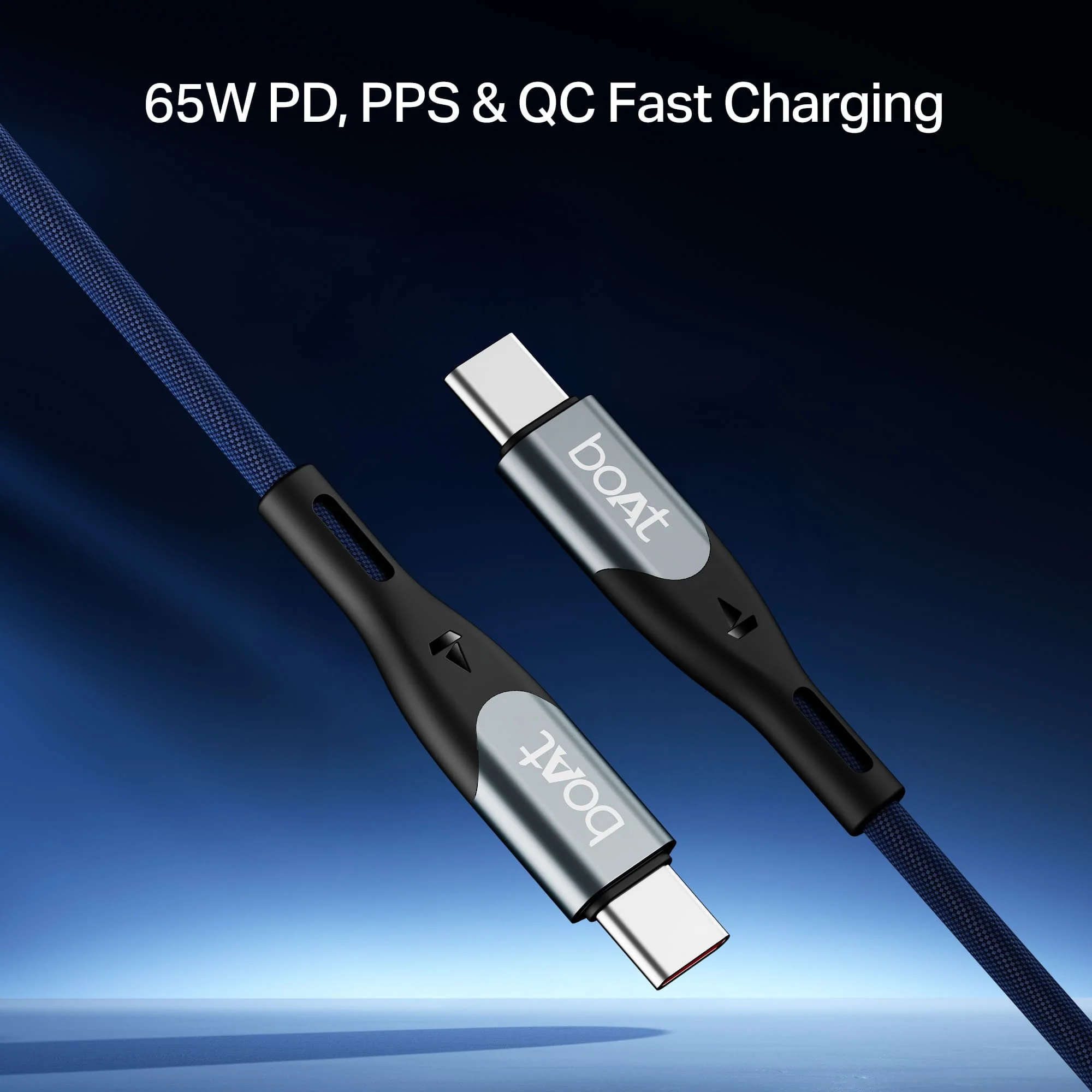 boAt Type C to C 65W Cable | Fast Charging Cable with 65W Output, 480 Mbps Data Sync & Nylon Braided Skin - Image 13