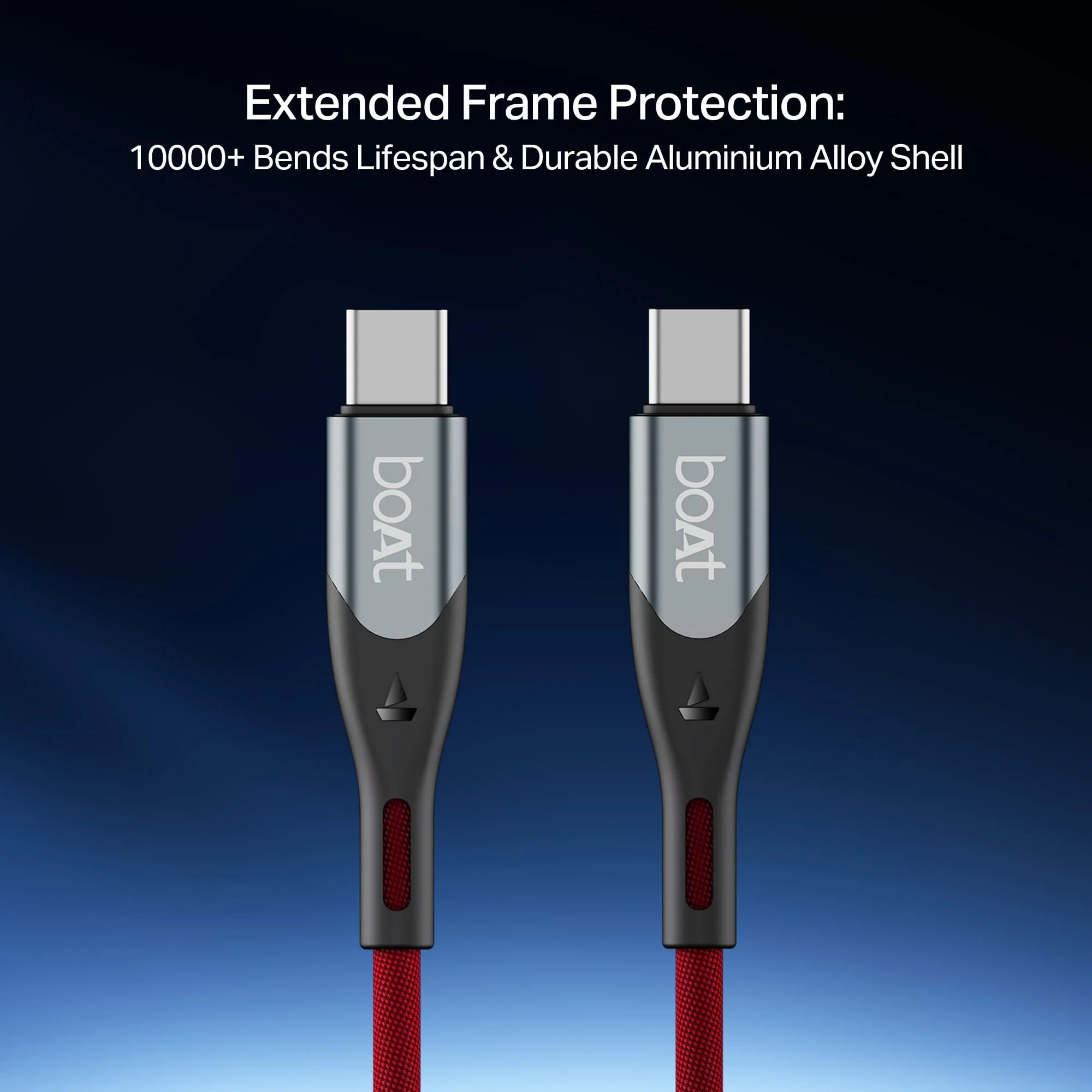 boAt Type C to C 65W Cable | Fast Charging Cable with 65W Output, 480 Mbps Data Sync & Nylon Braided Skin - Image 19