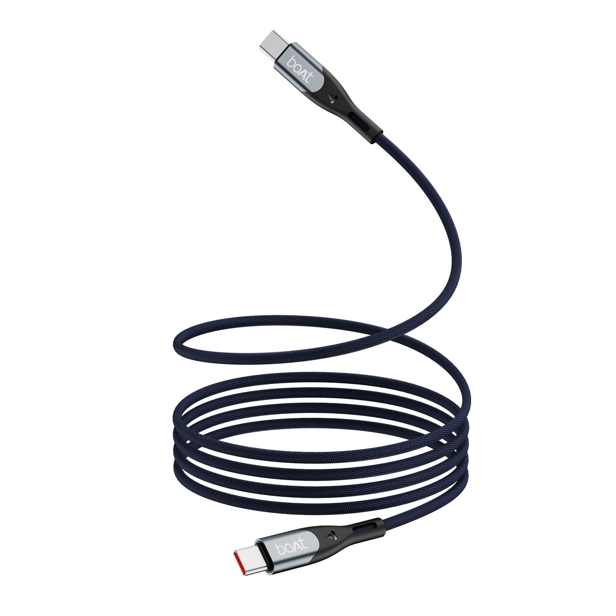 boAt Type C to C 65W Cable | Fast Charging Cable with 65W Output, 480 Mbps Data Sync & Nylon Braided Skin - Image 2