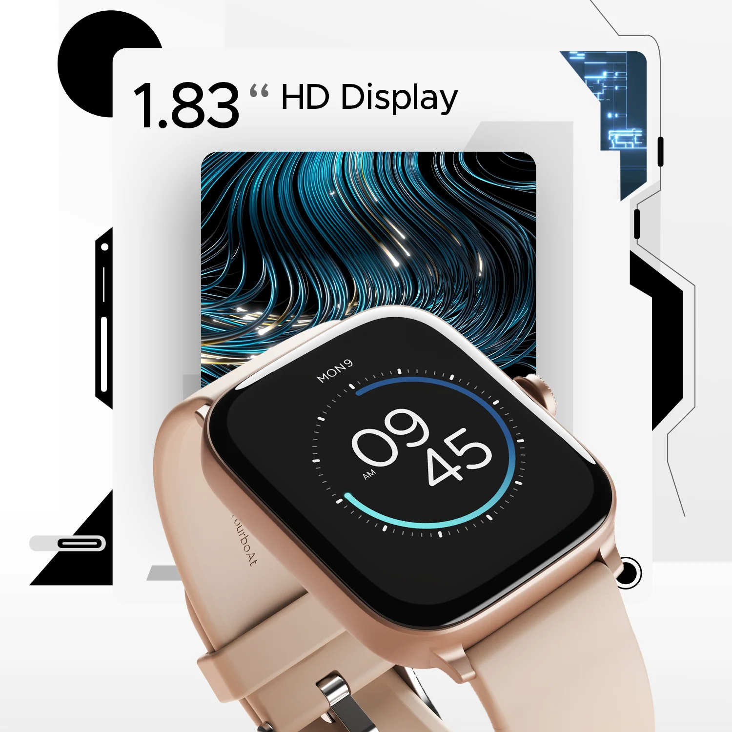 boAt Ultima Call | Largest 1.83" (4.64cm) HD Display Smartwatch, BT Calling, Powered by Crest+ OS, DIY Watch Face Studio - Image 12