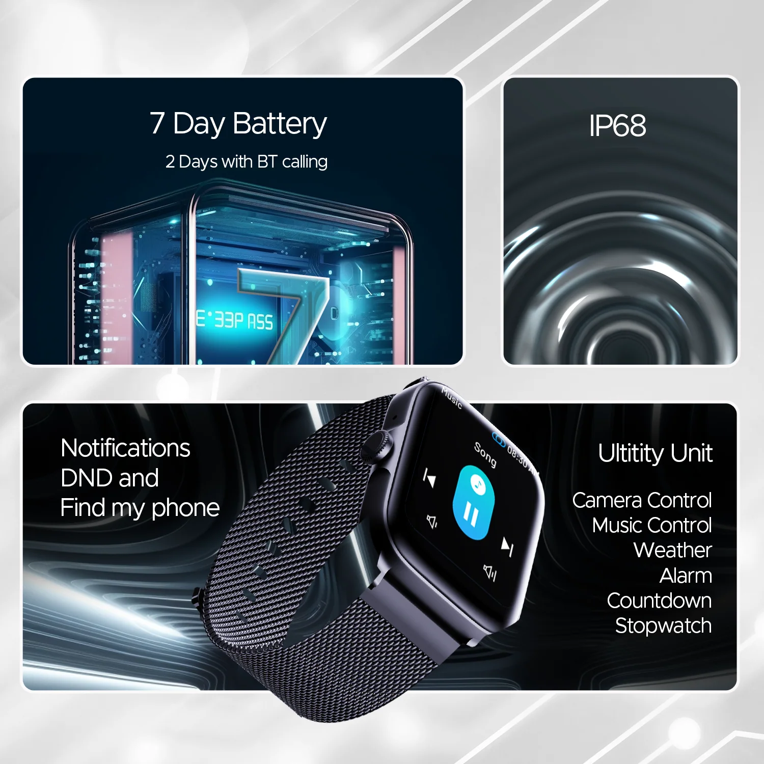 boAt Ultima Call | Largest 1.83" (4.64cm) HD Display Smartwatch, BT Calling, Powered by Crest+ OS, DIY Watch Face Studio - Image 15