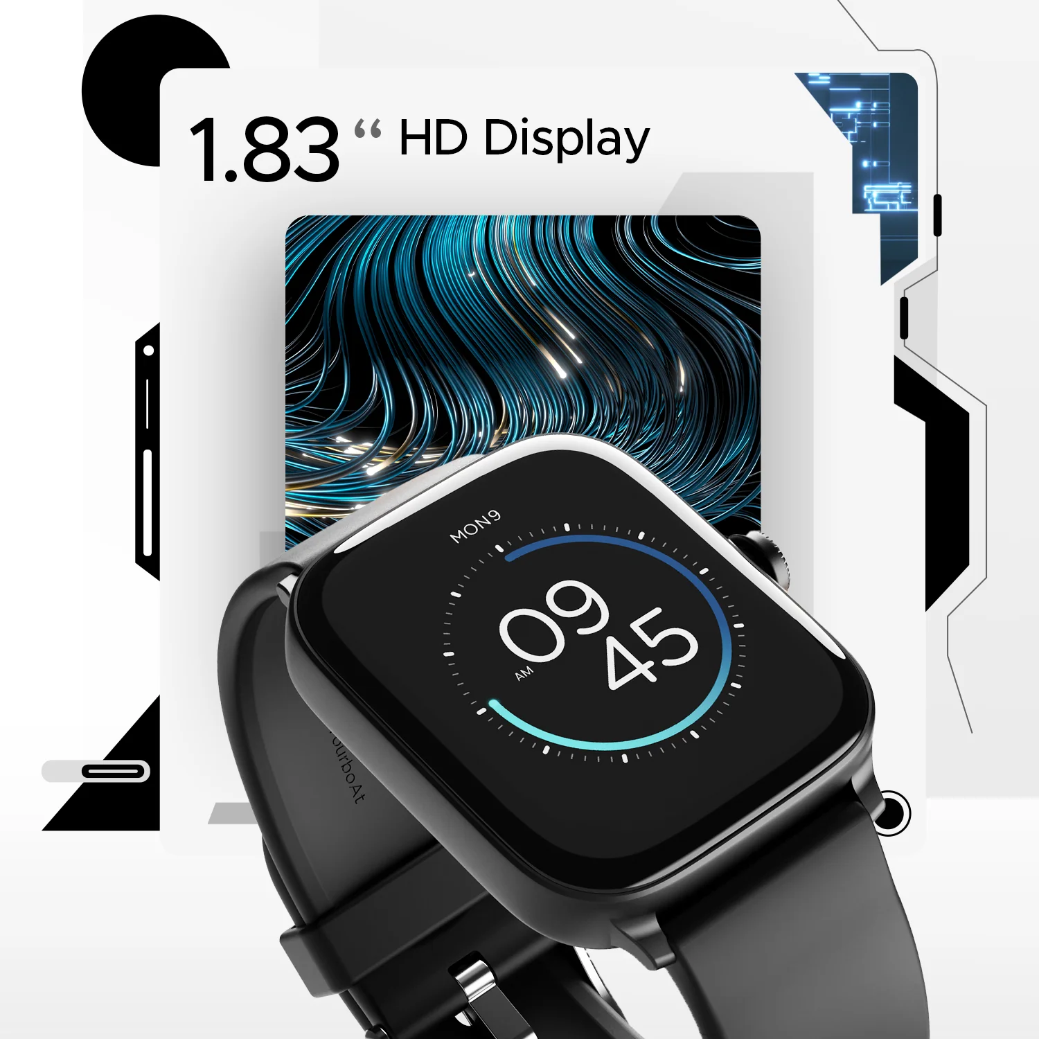 boAt Ultima Call | Largest 1.83" (4.64cm) HD Display Smartwatch, BT Calling, Powered by Crest+ OS, DIY Watch Face Studio - Image 20