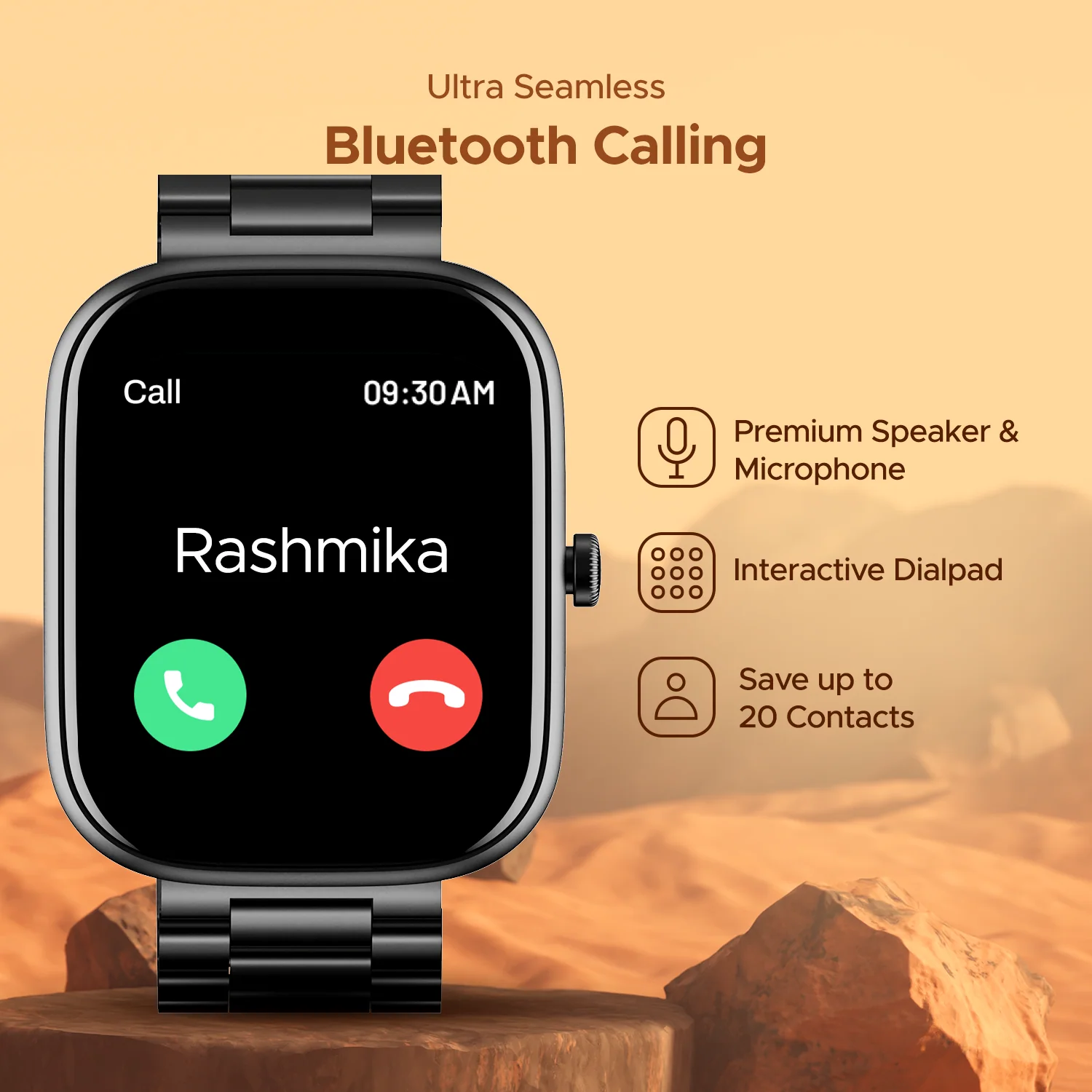 boAt Ultima Chronos | Smartwatch with 1.96" (4.97cm) AMOLED Display, BT Calling, Crest OS+, 100+ Watch Faces - Image 12