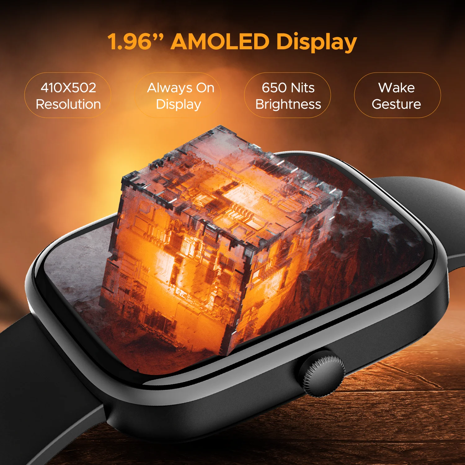 boAt Ultima Chronos | Smartwatch with 1.96" (4.97cm) AMOLED Display, BT Calling, Crest OS+, 100+ Watch Faces - Image 17