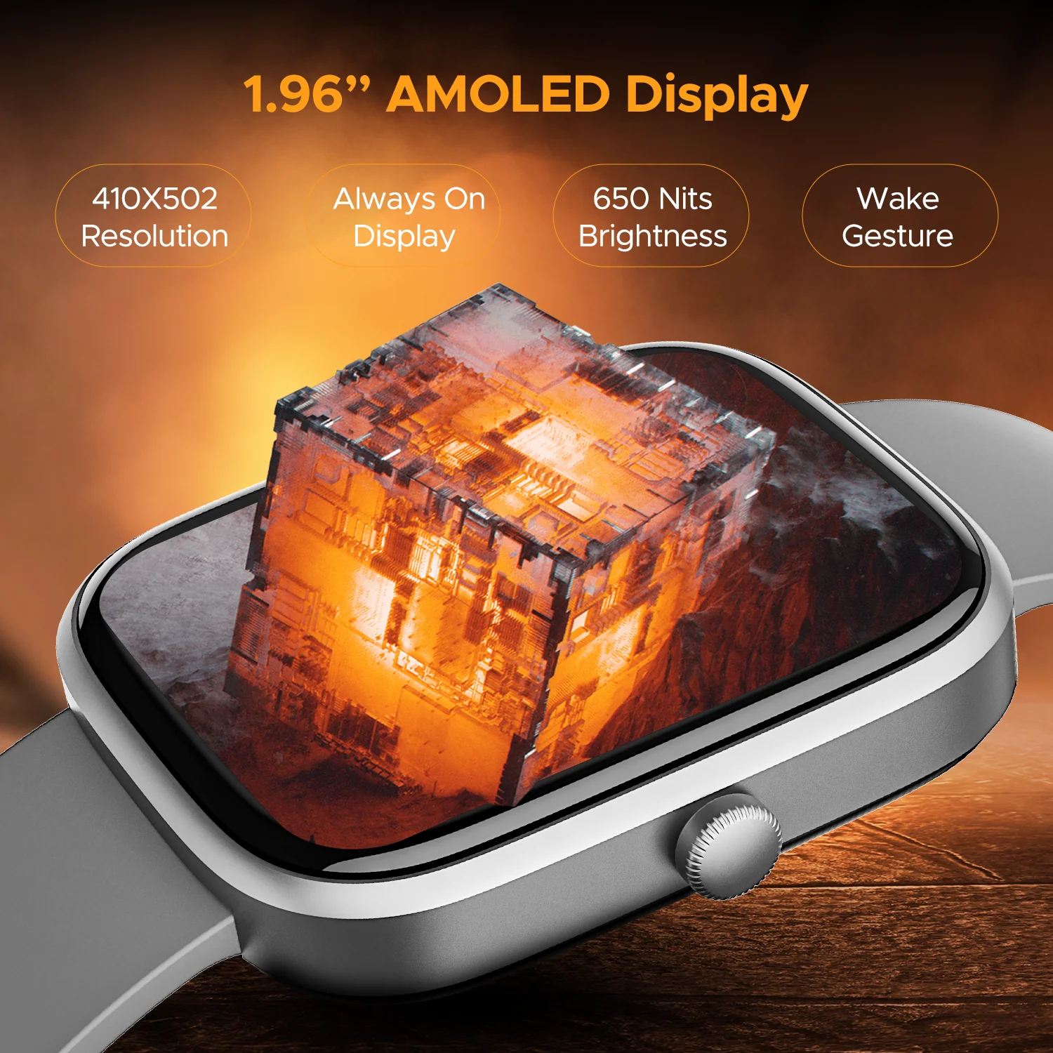 boAt Ultima Chronos | Smartwatch with 1.96" (4.97cm) AMOLED Display, BT Calling, Crest OS+, 100+ Watch Faces - Image 22