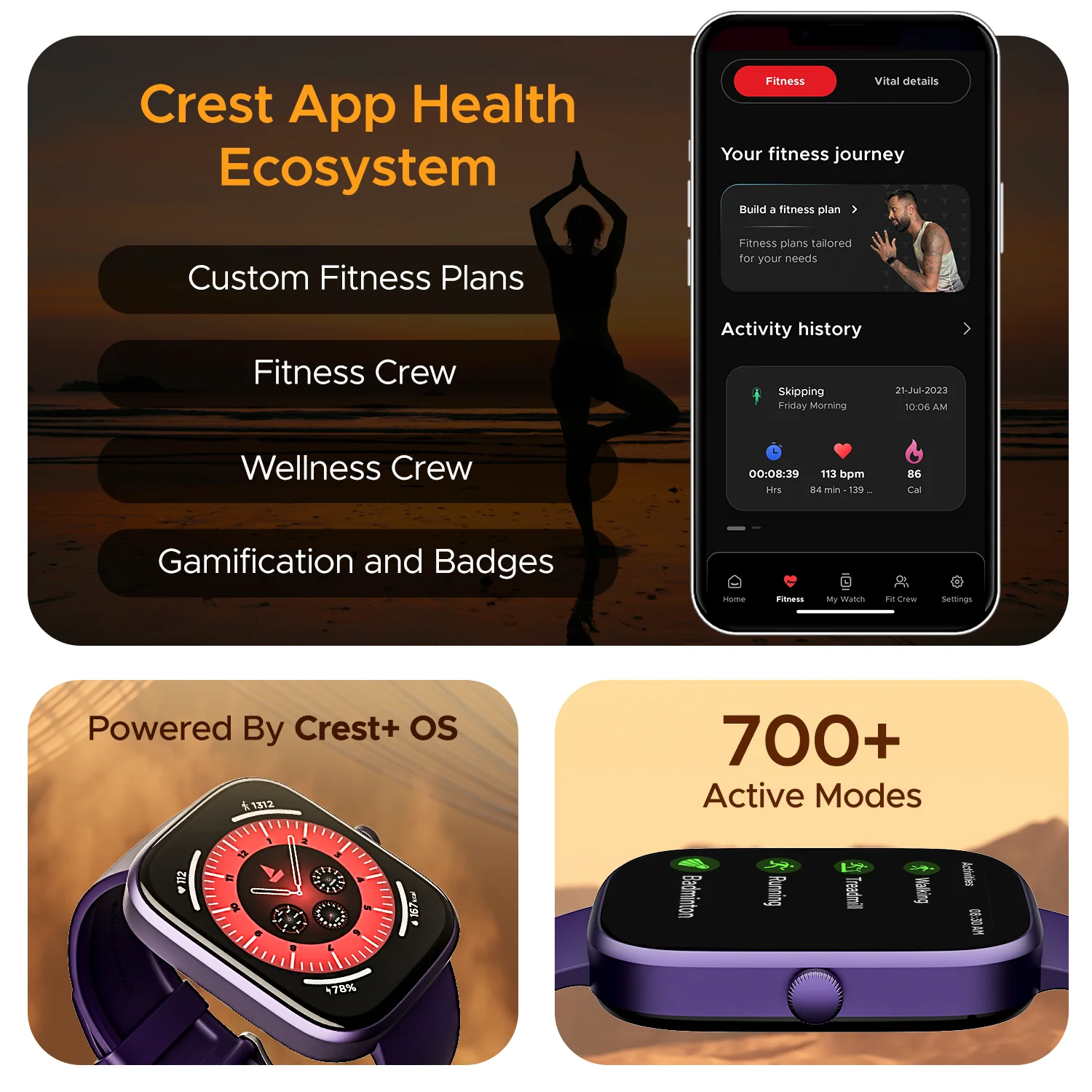 boAt Ultima Chronos | Smartwatch with 1.96" (4.97cm) AMOLED Display, BT Calling, Crest OS+, 100+ Watch Faces - Image 24