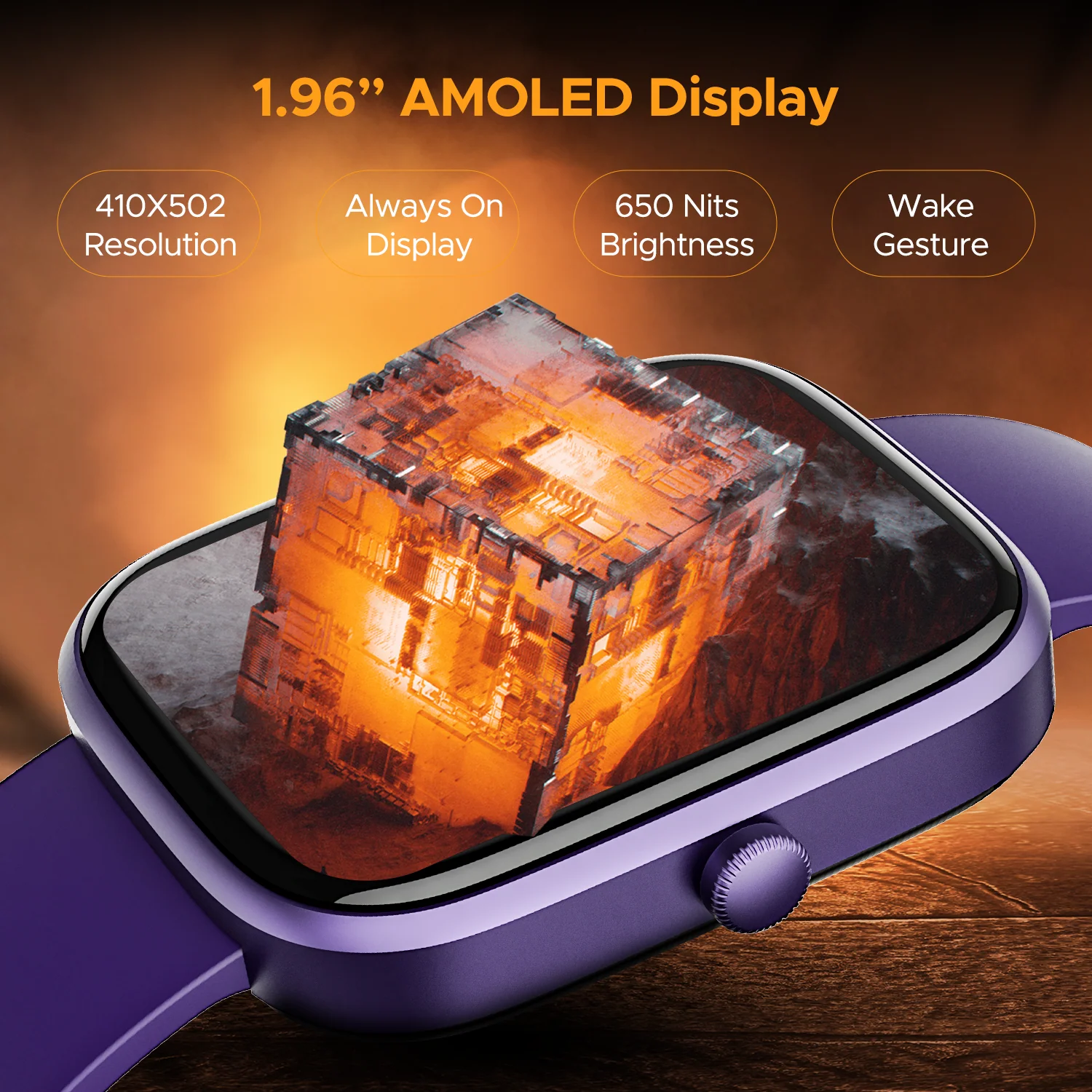 boAt Ultima Chronos | Smartwatch with 1.96" (4.97cm) AMOLED Display, BT Calling, Crest OS+, 100+ Watch Faces - Image 25