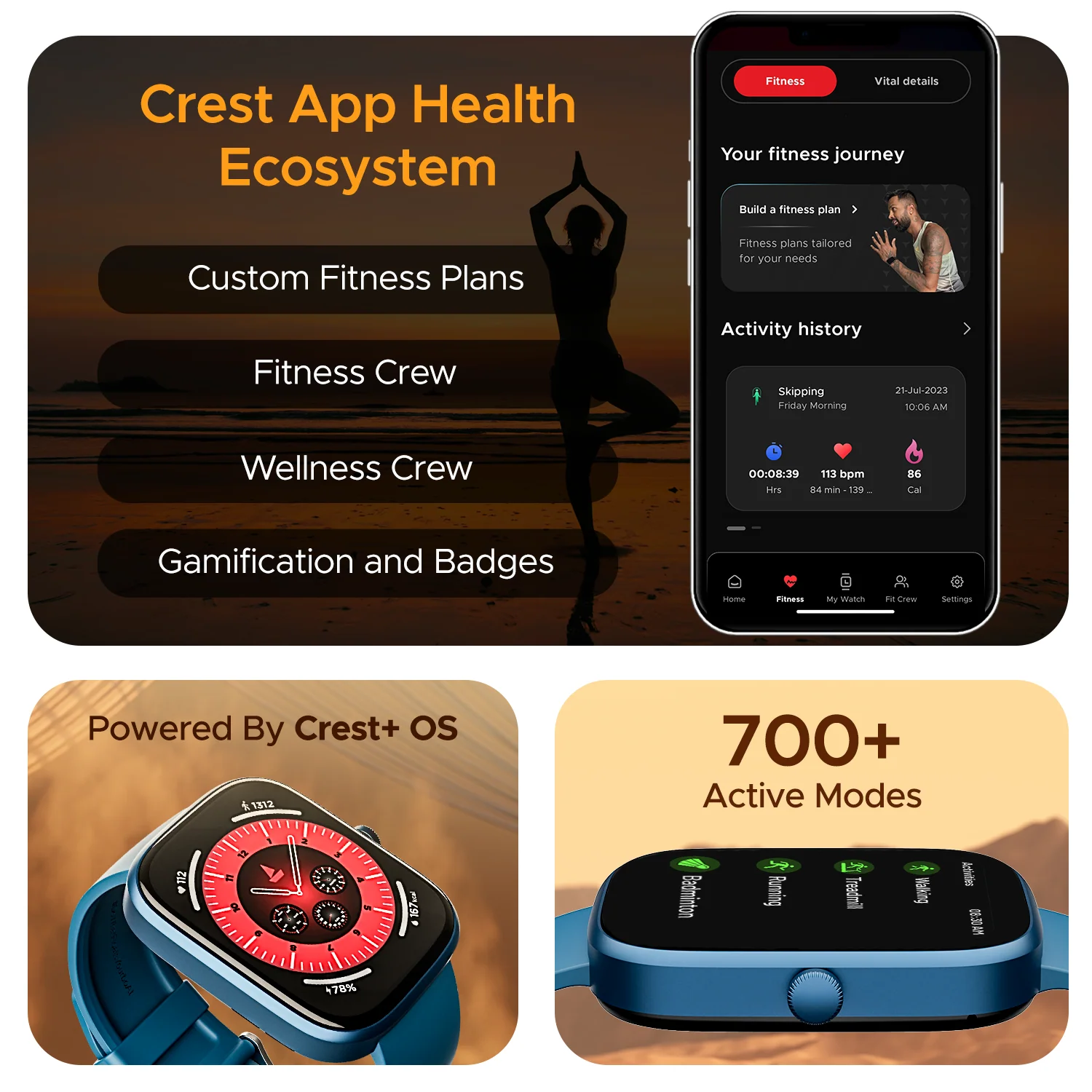 boAt Ultima Chronos | Smartwatch with 1.96" (4.97cm) AMOLED Display, BT Calling, Crest OS+, 100+ Watch Faces - Image 28
