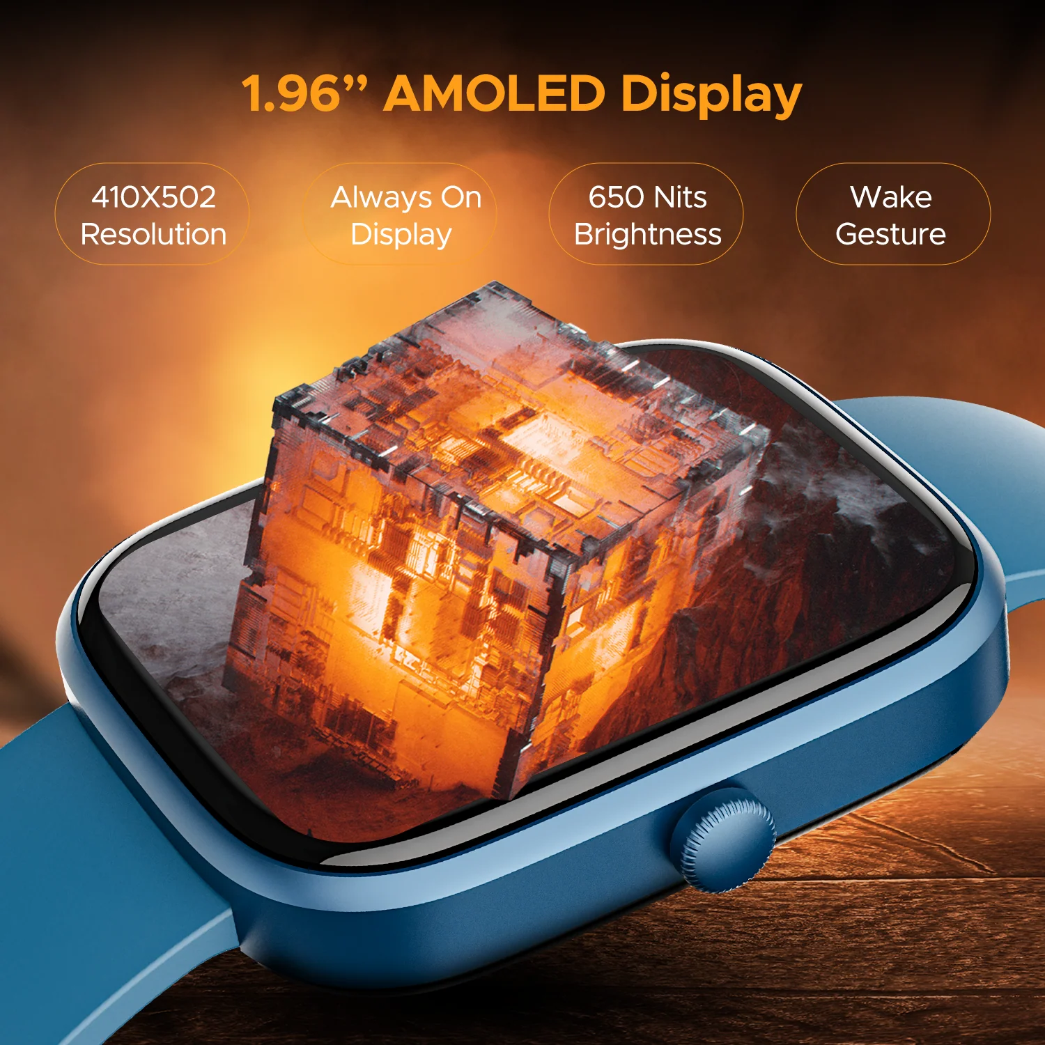 boAt Ultima Chronos | Smartwatch with 1.96" (4.97cm) AMOLED Display, BT Calling, Crest OS+, 100+ Watch Faces - Image 30