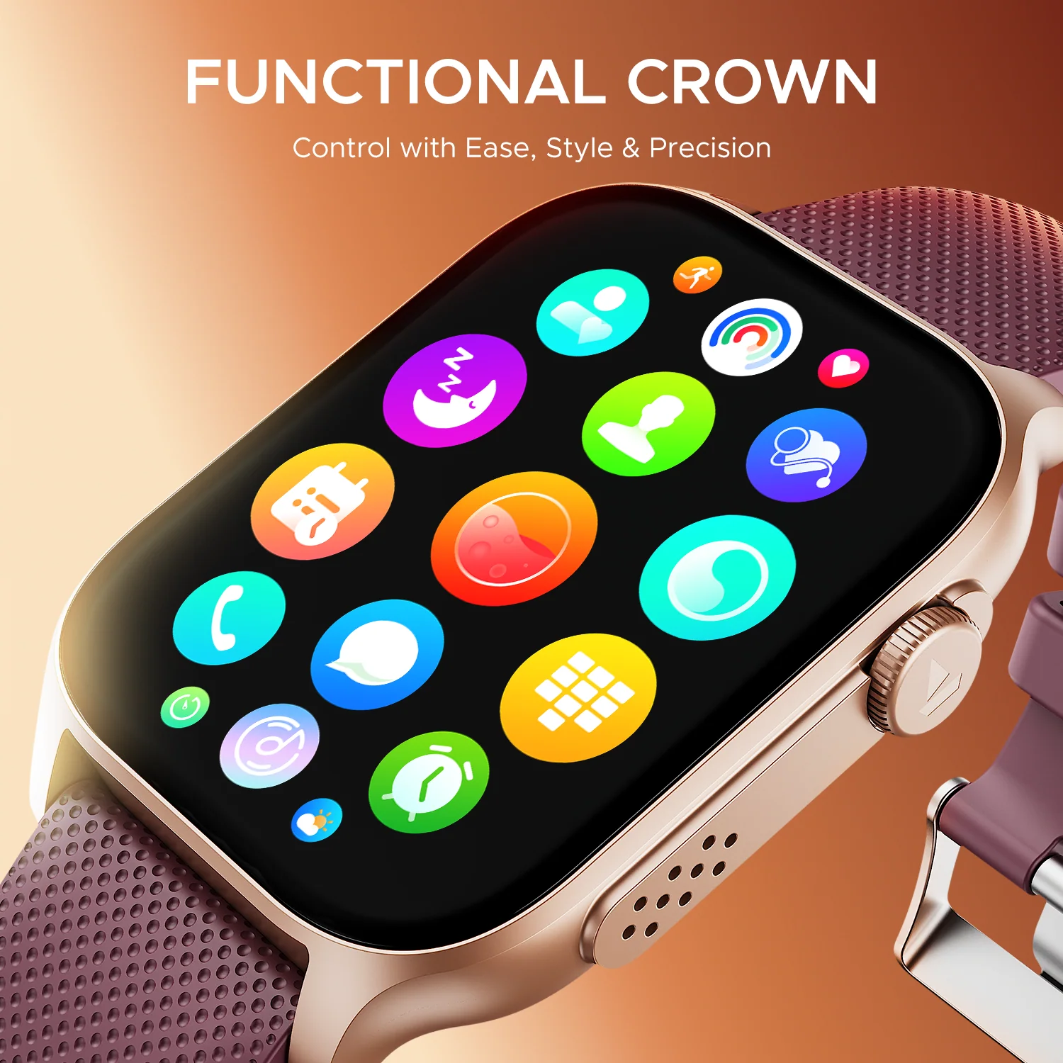 boAt Ultima Ember | Smartwatch with 1.96" AMOLED Display, Cloud Watch Faces, Functional Crown, BT Calling - Image 39