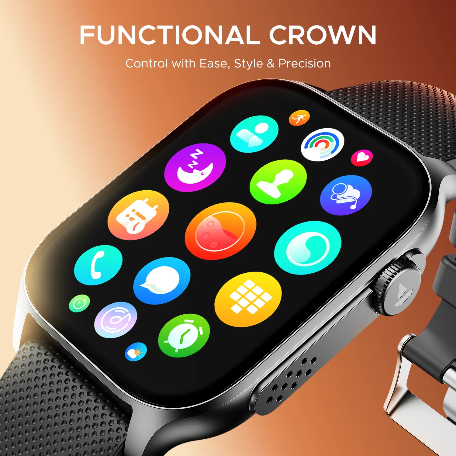 boAt Ultima Ember | Smartwatch with 1.96" AMOLED Display, Cloud Watch Faces, Functional Crown, BT Calling - Image 9
