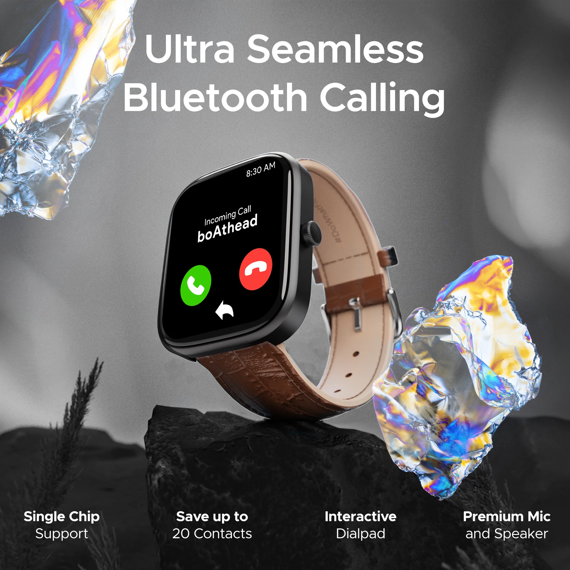 boAt Ultima Prism | Smartwatch with 1.96" (4.97cm) AMOLED Display, BT Calling, 700+ active modes, Watch Face Studio - Image 17