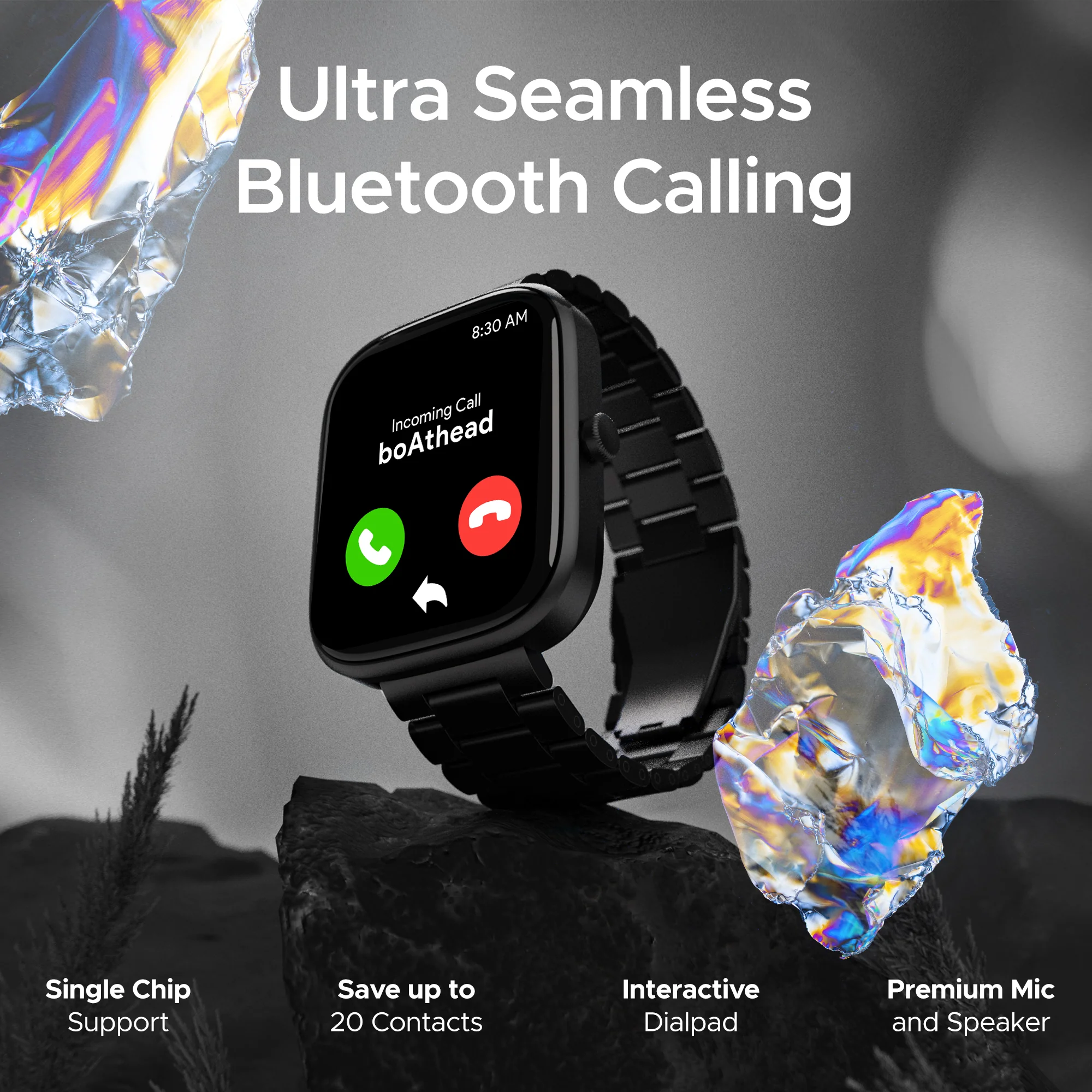 boAt Ultima Prism | Smartwatch with 1.96" (4.97cm) AMOLED Display, BT Calling, 700+ active modes, Watch Face Studio - Image 21