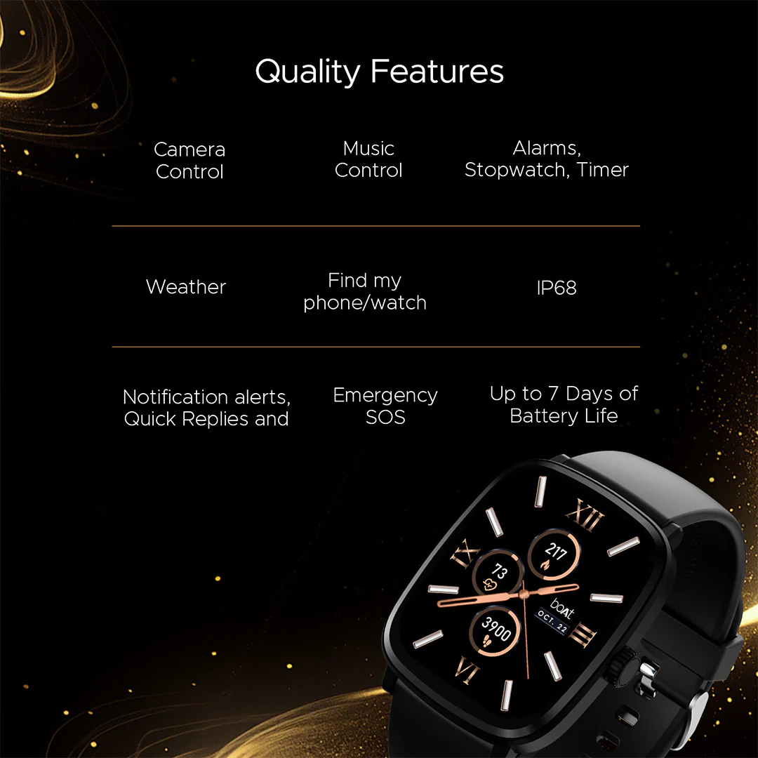 boAt Ultima Regal | Smartwatch with 2.01" Amoled Display, BT Calling, boAt Crest App, Multiple Sports Modes - Image 39