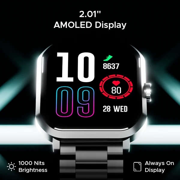 boAt Ultima Select | Smartwatch with 2.01" (5.10 cms) AMOLED Display, 100+ Watch Faces, 100+ Sports Modes - Image 10