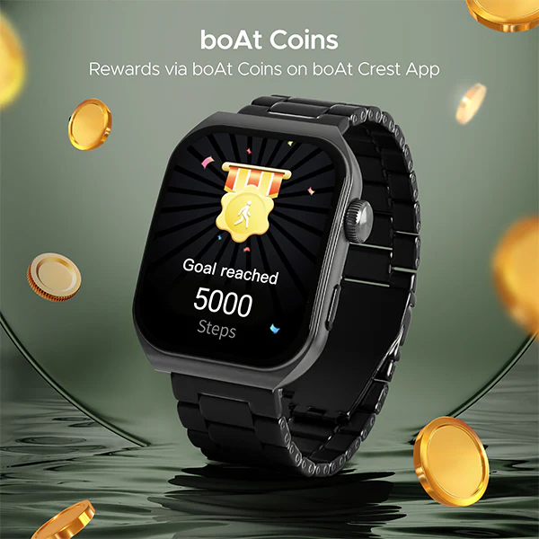 boAt Ultima Vogue | Smartwatch with 1.96" (4.97cm) AMOLED Display, BT Calling, 100+ Watch Faces, 100+ Active Modes - Image 11