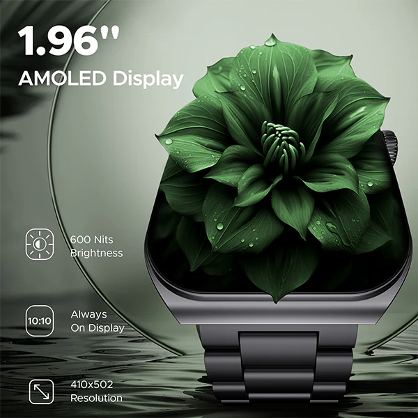 boAt Ultima Vogue | Smartwatch with 1.96" (4.97cm) AMOLED Display, BT Calling, 100+ Watch Faces, 100+ Active Modes - Image 8