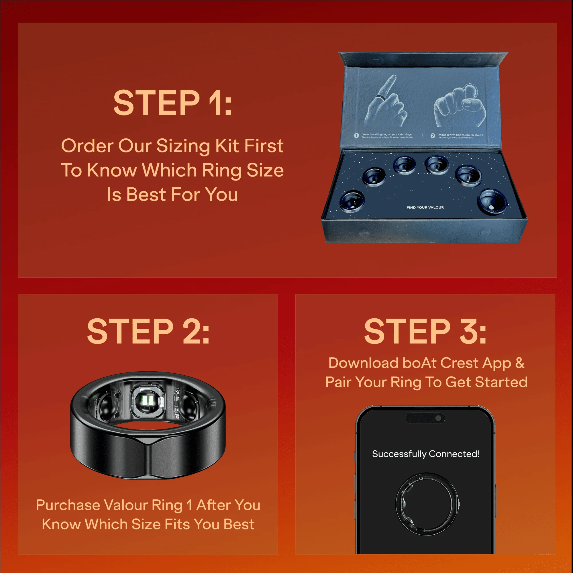 boAt Valour Ring 1 | Titanium Ring with Advanced Health Tracking & 15-Day Battery - Image 8