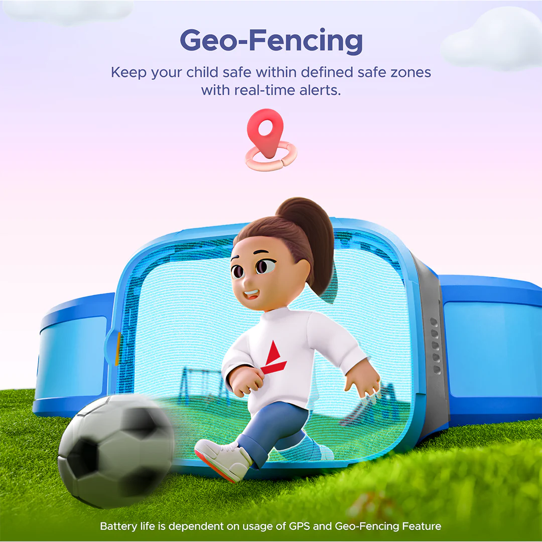 boAt Wanderer Smart | Premium Kids Smartwatch with 4G SIM and Wi-Fi Enabled, In-Built GPS, SOS Alerts, Geo Fencing - Image 16