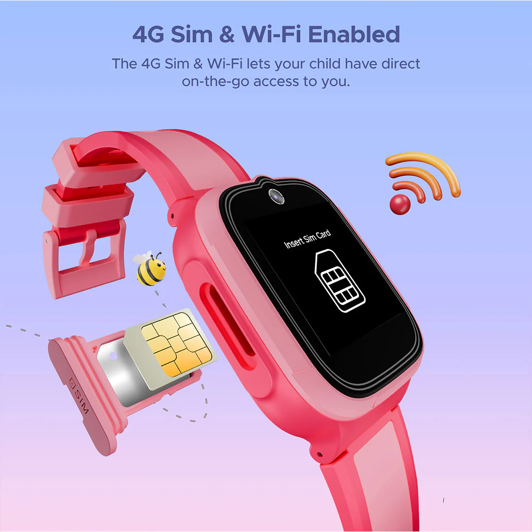 boAt Wanderer Smart | Premium Kids Smartwatch with 4G SIM and Wi-Fi Enabled, In-Built GPS, SOS Alerts, Geo Fencing - Image 28