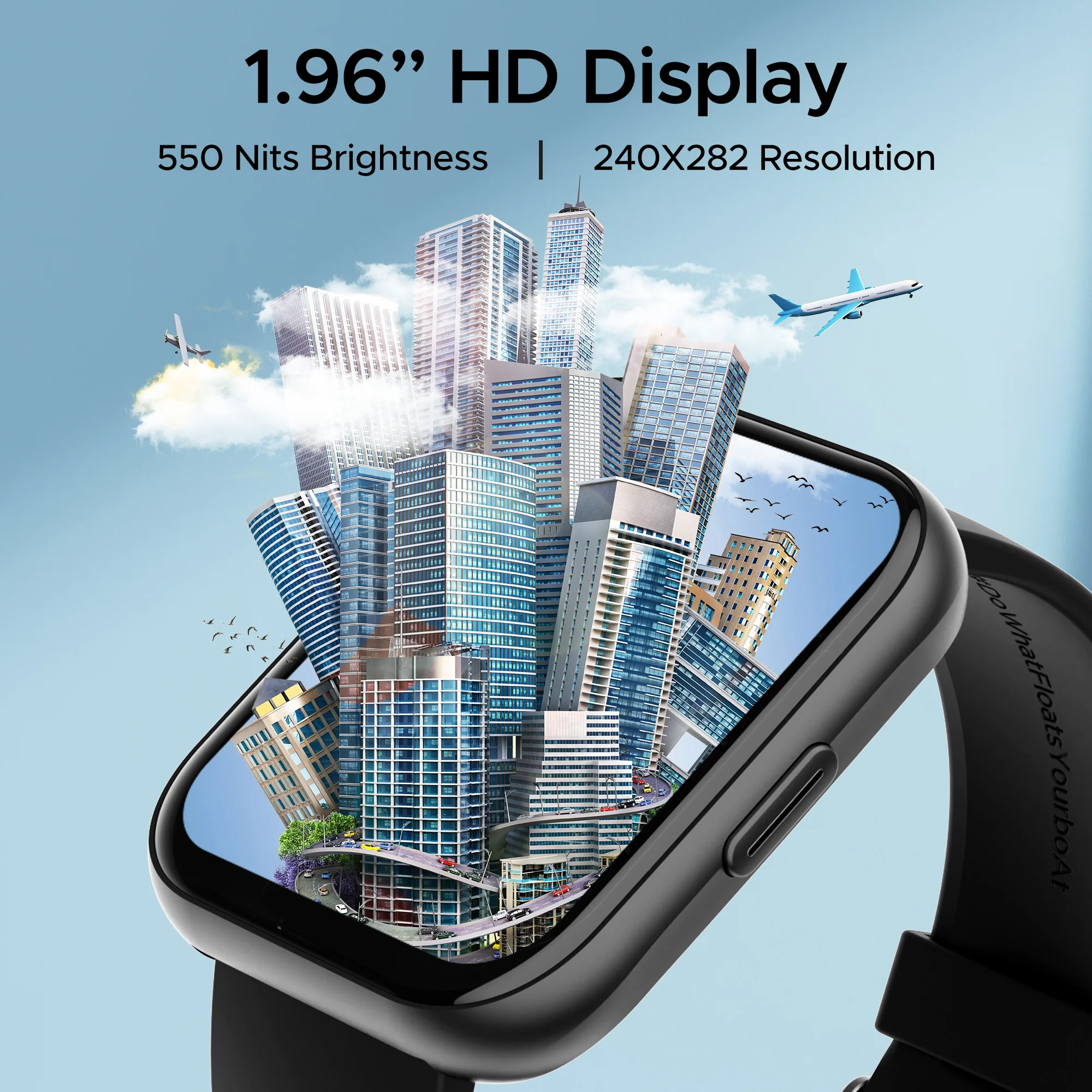 boAt Wave Active | Smart Watch with 1.96" (4.97 cm) HD Display, 700+ Active Modes, Crest App Health Ecosystem - Image 9