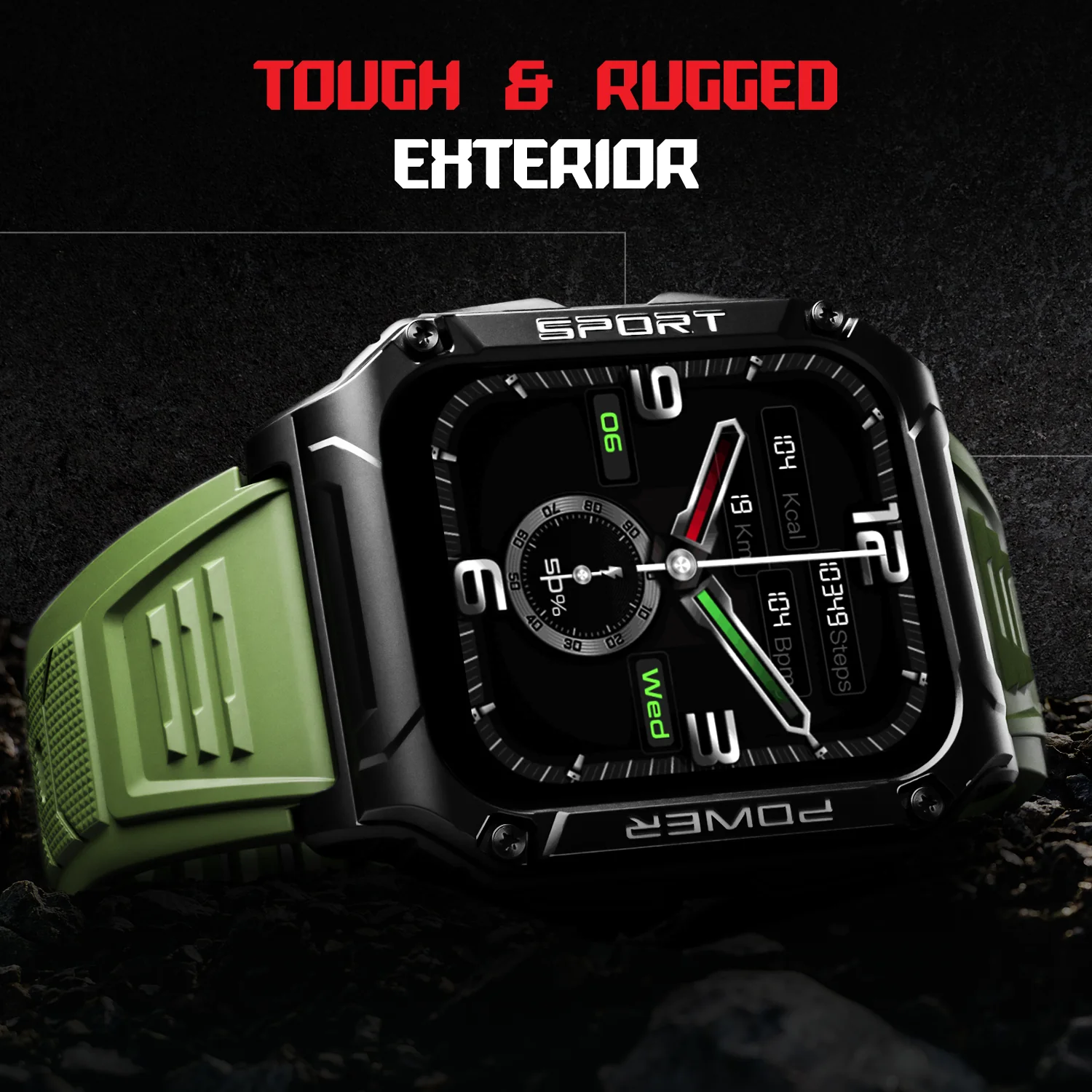boAt Wave Armour 2 | Smartwatch with Bluetooth Calling, 1.96" (4.97cm) HD Display, 100+ Sports Mode, Up to 25 Days Battery - Image 11