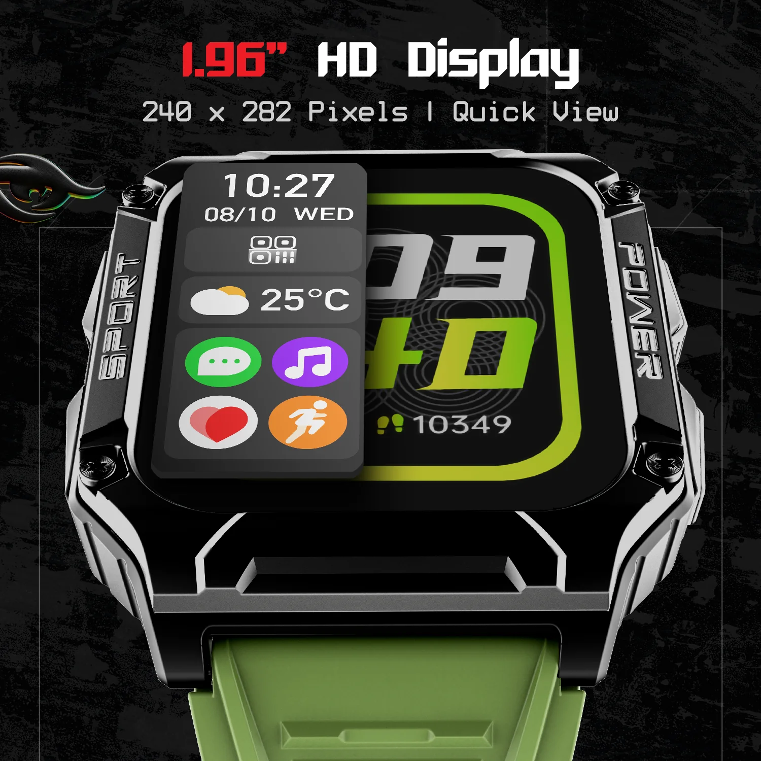 boAt Wave Armour 2 | Smartwatch with Bluetooth Calling, 1.96" (4.97cm) HD Display, 100+ Sports Mode, Up to 25 Days Battery - Image 12