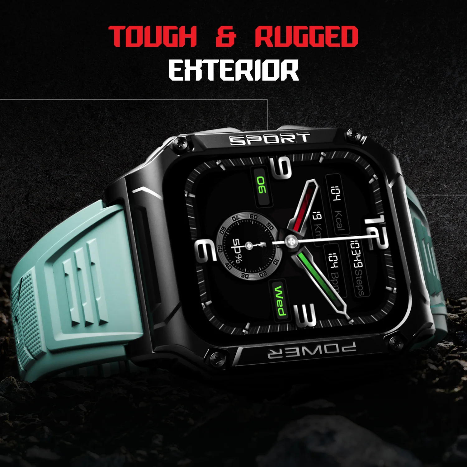 boAt Wave Armour 2 | Smartwatch with Bluetooth Calling, 1.96" (4.97cm) HD Display, 100+ Sports Mode, Up to 25 Days Battery - Image 15