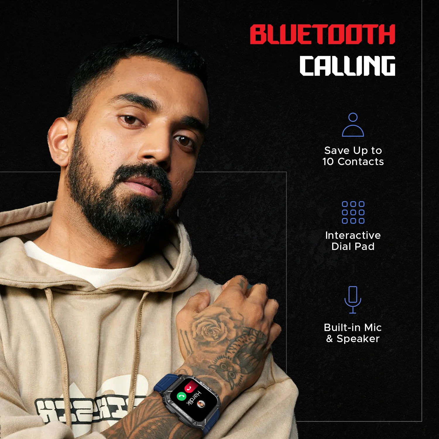 boAt Wave Armour 2 | Smartwatch with Bluetooth Calling, 1.96" (4.97cm) HD Display, 100+ Sports Mode, Up to 25 Days Battery - Image 18
