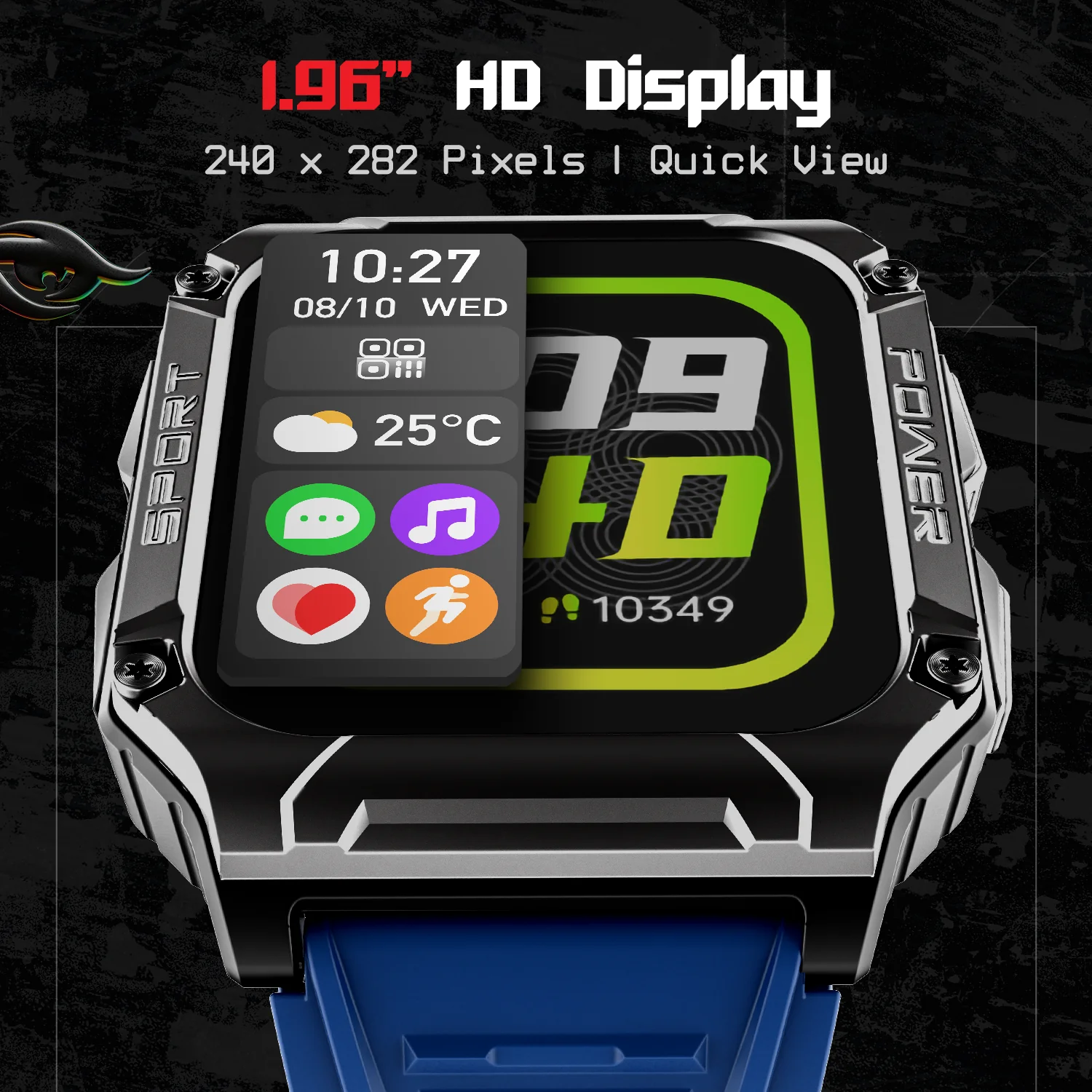 boAt Wave Armour 2 | Smartwatch with Bluetooth Calling, 1.96" (4.97cm) HD Display, 100+ Sports Mode, Up to 25 Days Battery - Image 20
