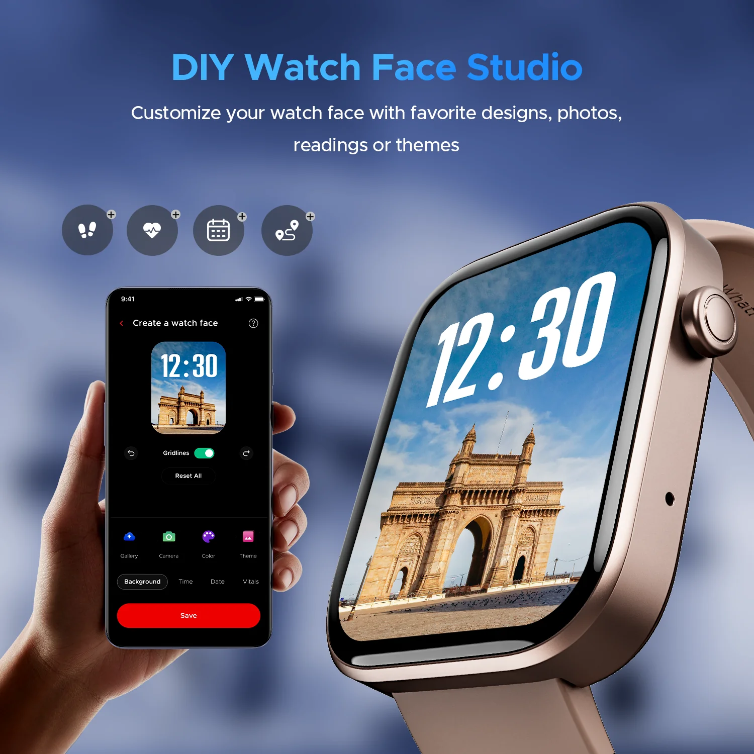 boAt Wave Astra 3 | Smartwatch with built-in Map Navigation 1.83" HD Display, BT Calling, Powered by Crest+ OS, 700+ Active Mode - Image 6