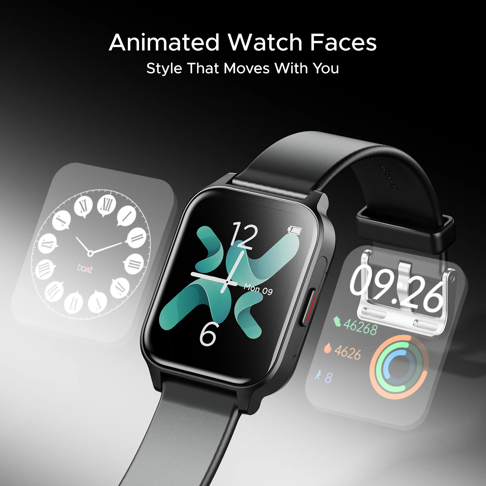 boAt Wave Call 2 Plus | Smartwatch with Bluetooth Calling, 1.96" HD Display, 100+ Sports Mode, Animated Watch Faces - Image 12