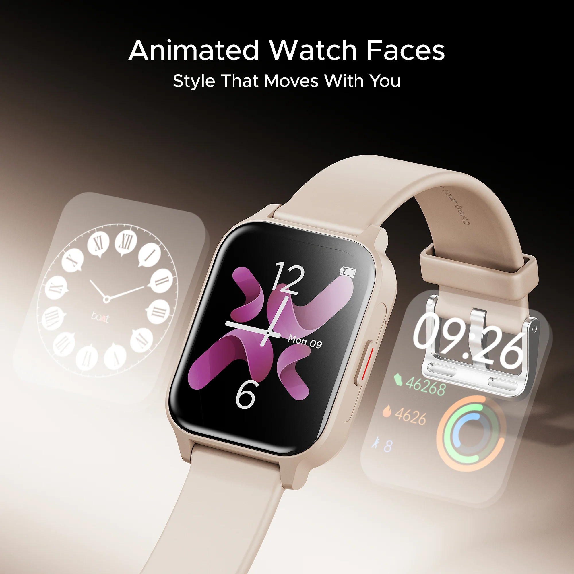 boAt Wave Call 2 Plus | Smartwatch with Bluetooth Calling, 1.96" HD Display, 100+ Sports Mode, Animated Watch Faces - Image 44