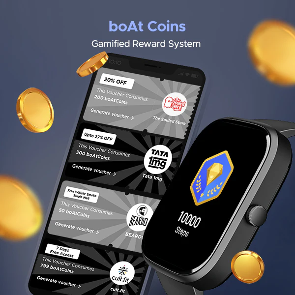 boAt Wave Convex | Smartwatch with 1.96" AMOLED Display, BT Calling, DIY Watch Face Studio, 700+ Active Modes - Image 10