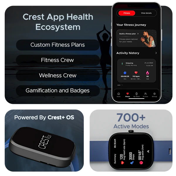 boAt Wave Convex | Smartwatch with 1.96" AMOLED Display, BT Calling, DIY Watch Face Studio, 700+ Active Modes - Image 15