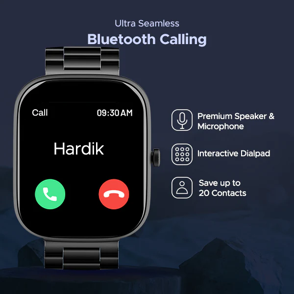 boAt Wave Convex | Smartwatch with 1.96" AMOLED Display, BT Calling, DIY Watch Face Studio, 700+ Active Modes - Image 5