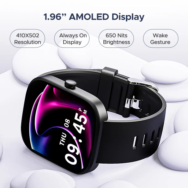 boAt Wave Convex | Smartwatch with 1.96" AMOLED Display, BT Calling, DIY Watch Face Studio, 700+ Active Modes - Image 8