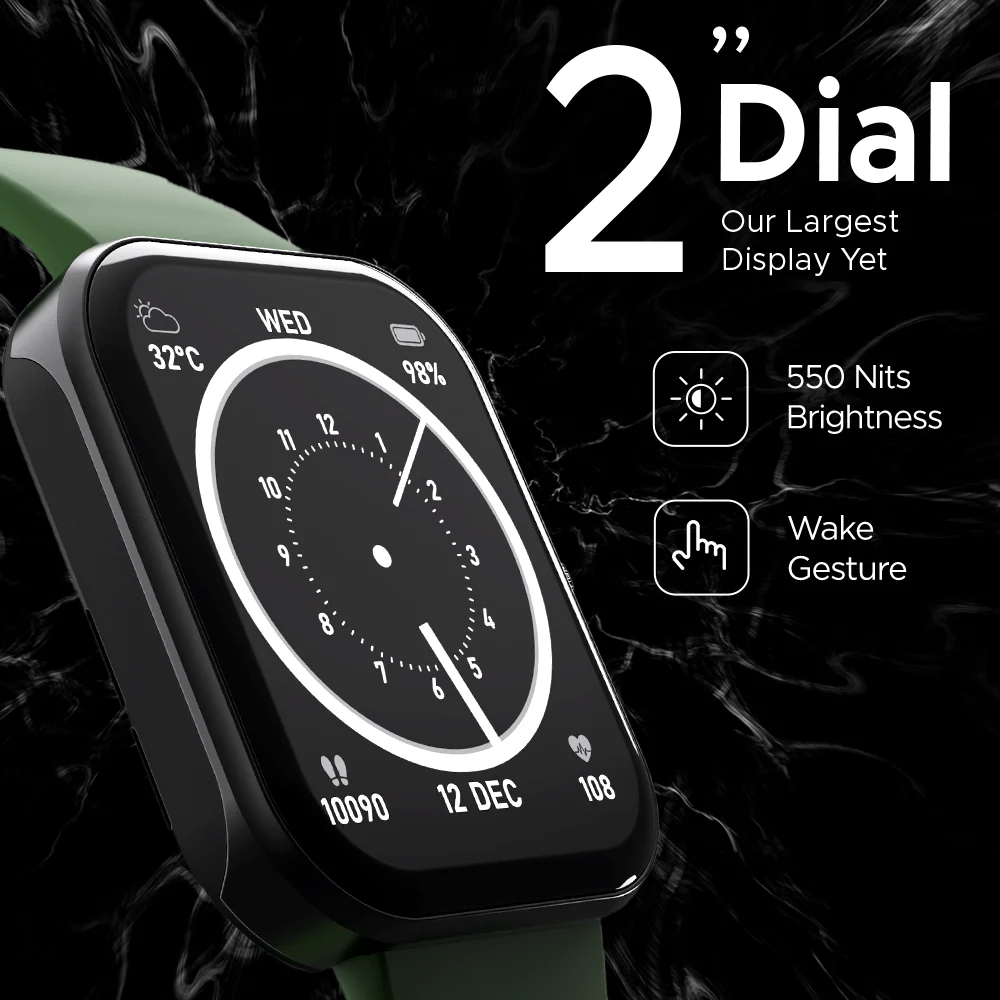 boAt Wave Cosmos Max | Smartwatch with 2" (5.08cm) Big HD Display, BT Calling, Custom Ringtones, 100+ Watch Faces, Vibrations & DND Mode - Image 13