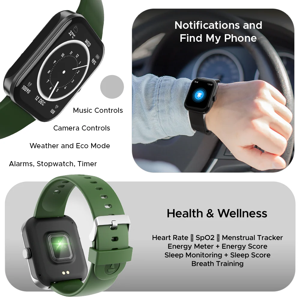 boAt Wave Cosmos Max | Smartwatch with 2" (5.08cm) Big HD Display, BT Calling, Custom Ringtones, 100+ Watch Faces, Vibrations & DND Mode - Image 14